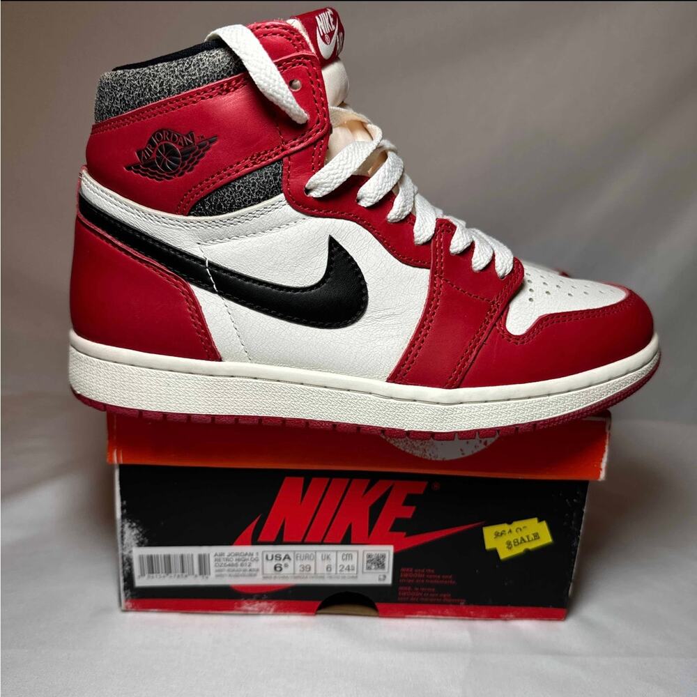 Size 6.5 - Nike Air Jordan 1 Retro High OG Chicago Lost & Found Men's Shoes